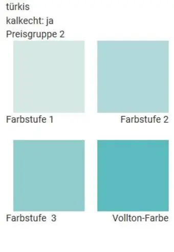 Casa Natura Wandfarben in türkis